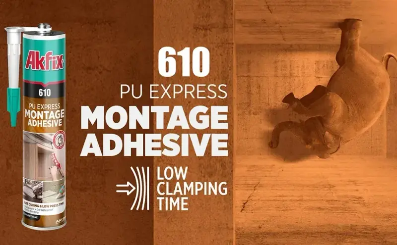 Akfix 610 Adhésif PU Express Transparent - vue 2