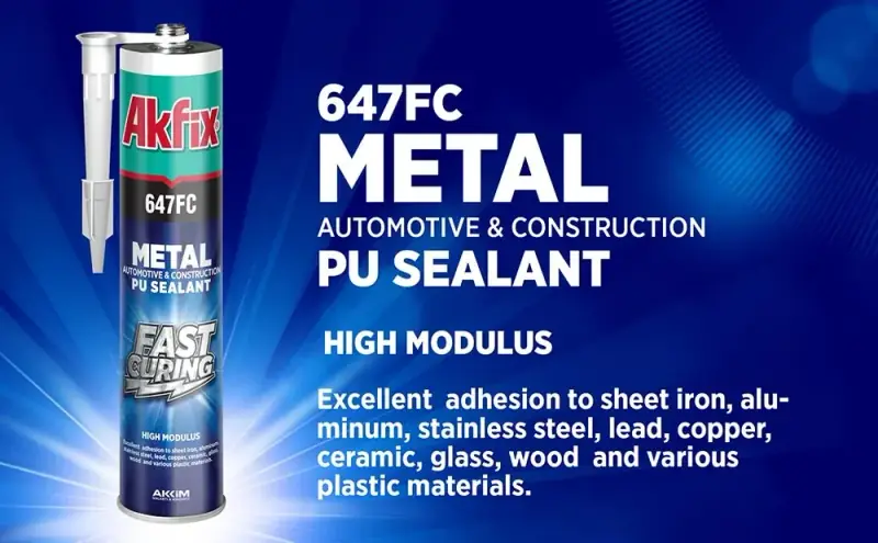 Akfix 647FC Mastic PU Métal Auto-Construction - vue 2