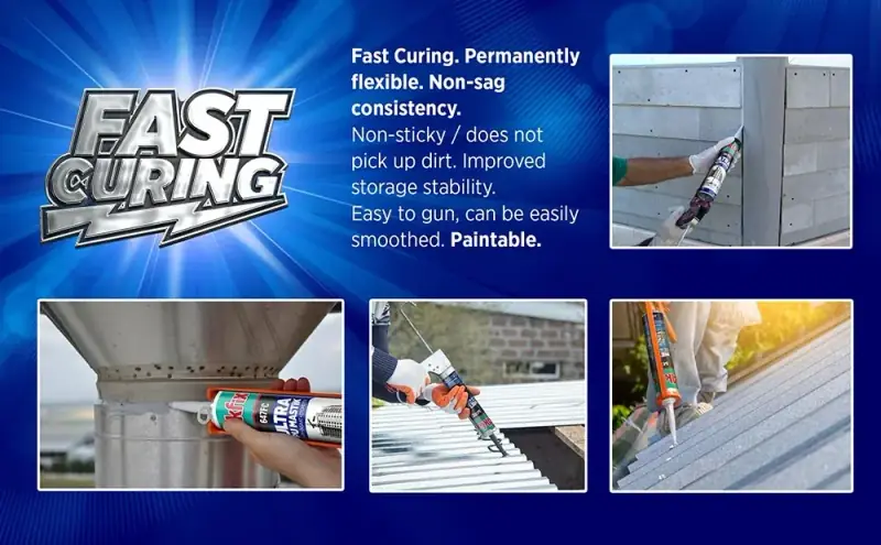 Akfix 647FC Mastic PU Métal Auto-Construction - vue 3