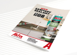 Couverture brochure AC578 Sanitary Bath & Kitchen Acrylic Sealant