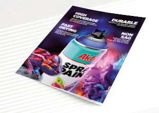 Couverture brochure Akfix Spray Paint Color Chart
