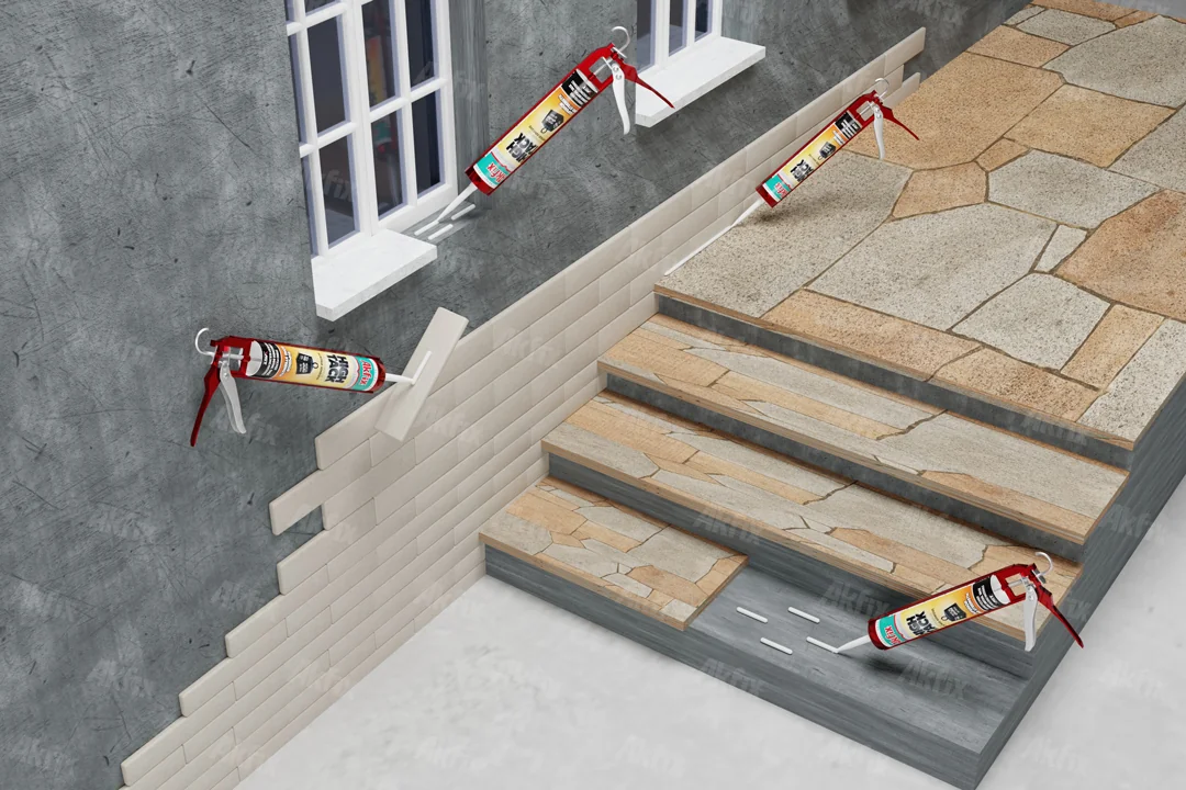 Chantier d'application produits Akfix