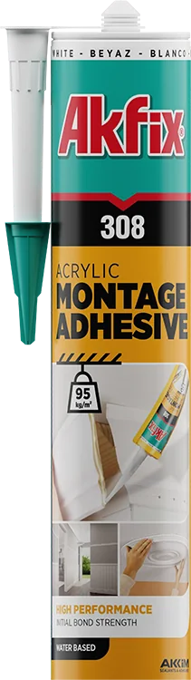 Akfix 308 Acrylic Montage Adhesive - Akfix Maroc