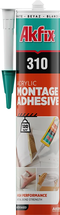 Akfix 310 Colle de Montage Acrylique Peignable - Akfix Maroc