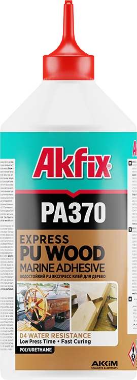 Akfix PA370 Colle Bois PUR Express D4 Marine - Akfix Maroc