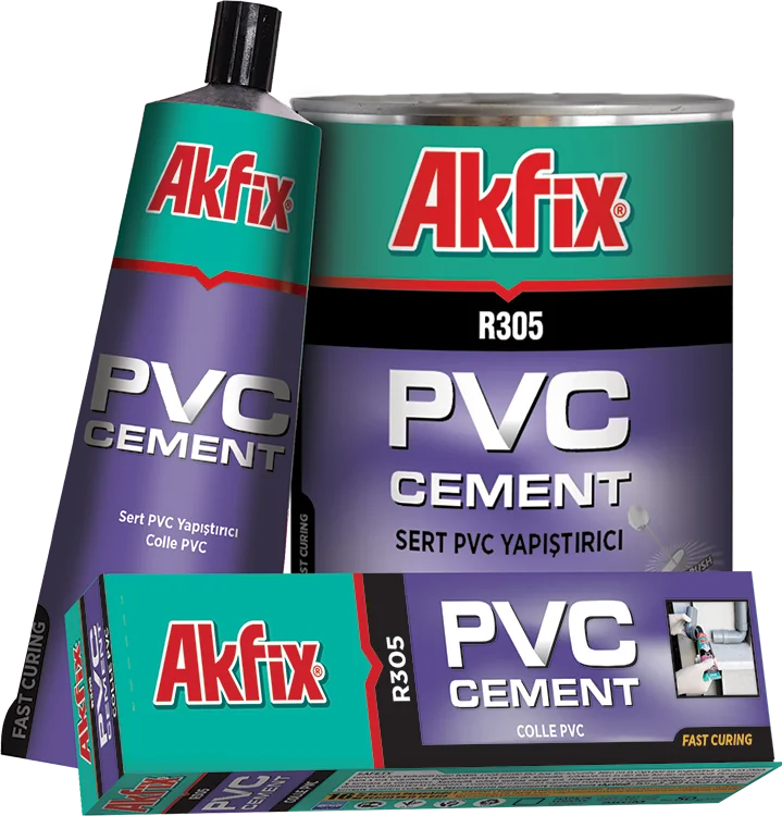 Akfix R305 PVC Cement 1 kg - colle pour tuyaux PVC plomberie - Akfix Maroc