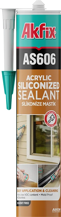 Akfix AS606 Mastic Acrylique Siliconé - Akfix Maroc